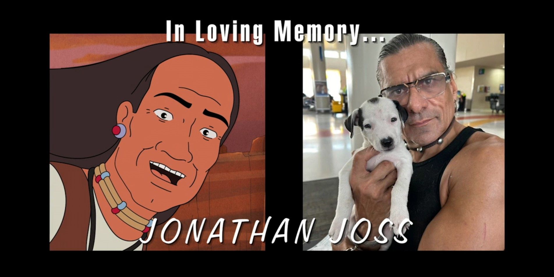 tributo a Jonathan Joss e al personaggio John Redcorn in King of the Hill stagione 14, episodio 10