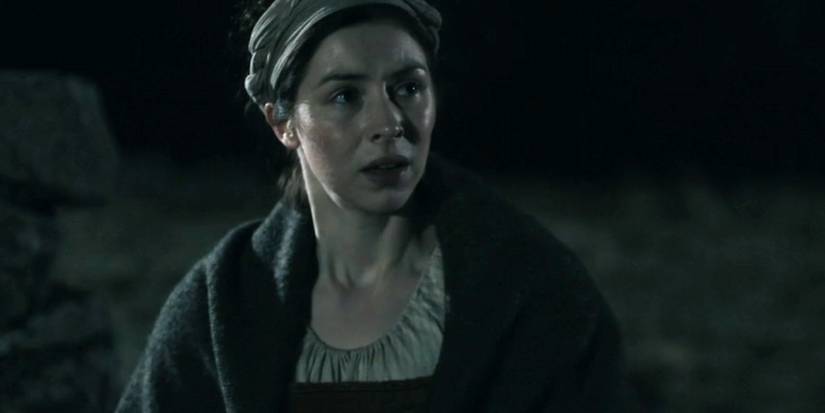Julia trying to run away in Outlander Blood of My Blood