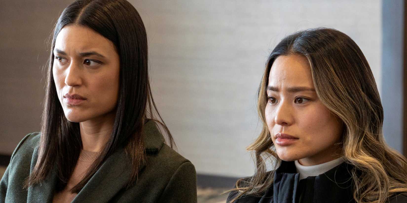 Julie Jones and Jamie Chung in Dexter New Blood