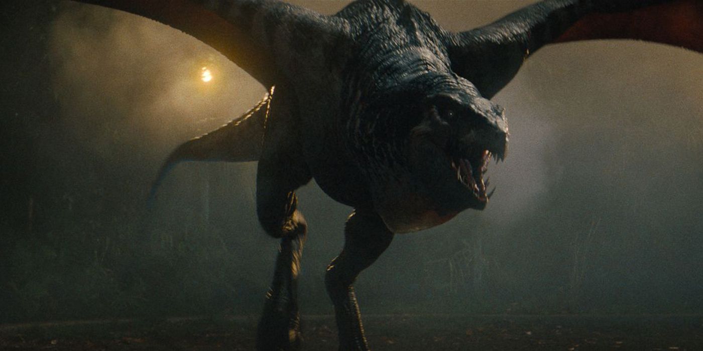 A Mutadon attacking in Jurᴀssic World Rebirth.