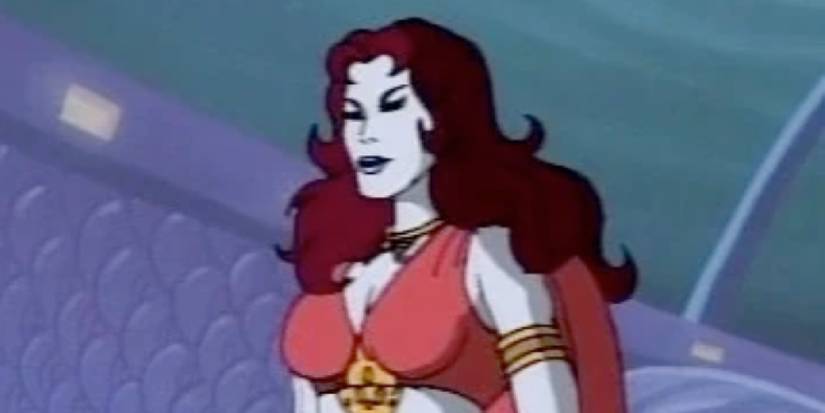 Lady Dorma looking stern in Fantastic four animated series