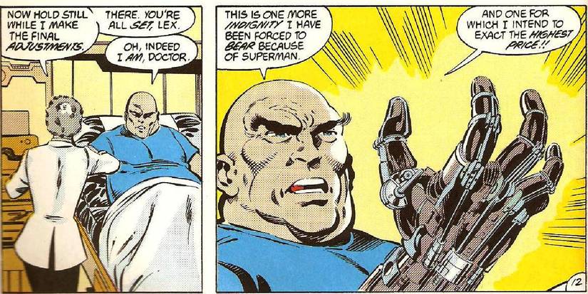Lex Luthor suffers from long-term Kryptonite radiation poisoning in Superman #19