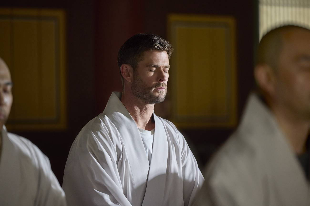 Limitless Live Better Now Episode 3 Pain Chris Hemsworth Meditating Close-Up