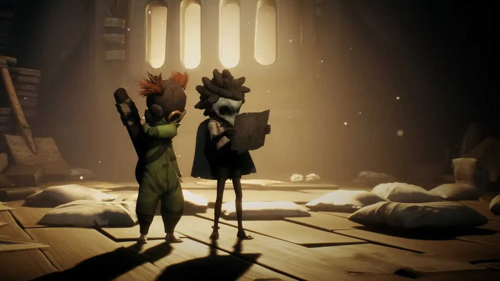 Little nightmares 3 promotional screenshot of two characters
