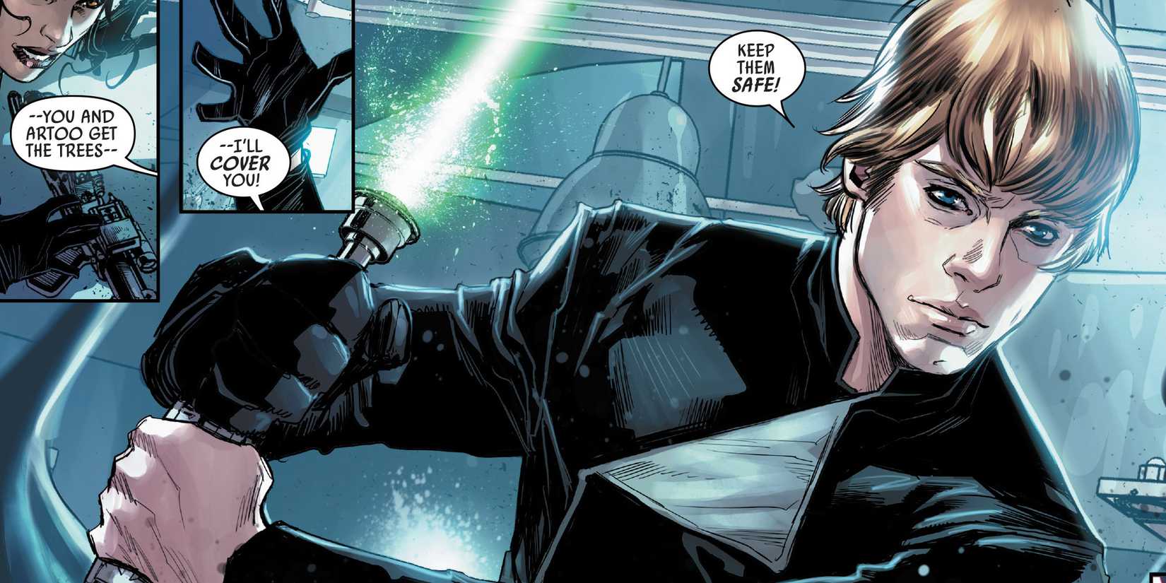 Luke Skywalker Saving Force Trees