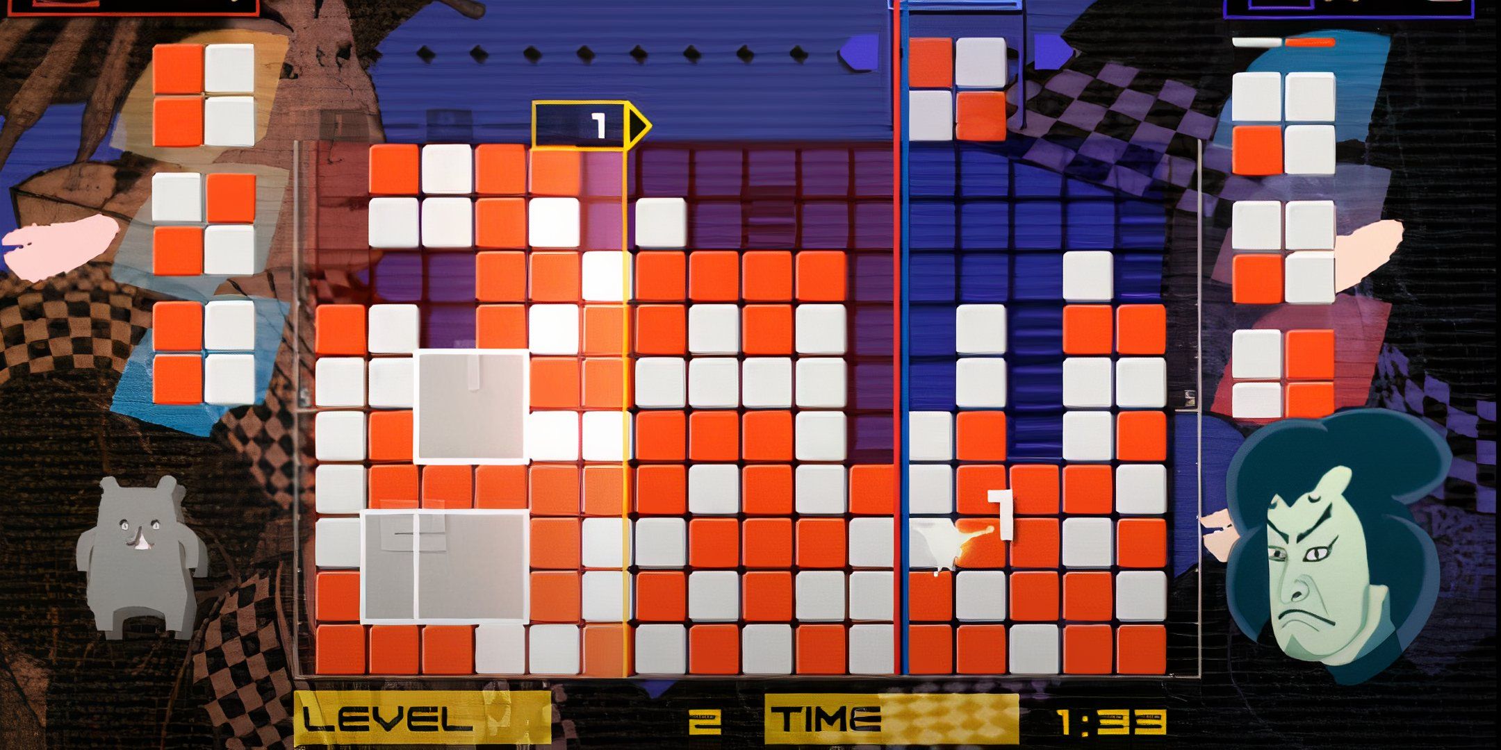 Lumines gameplay