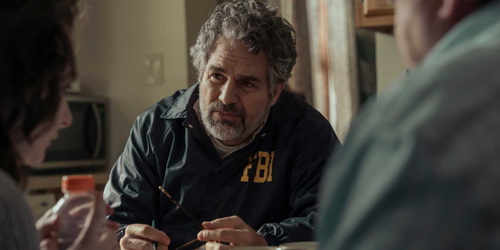 Mark Ruffalo interrogating someone in Task