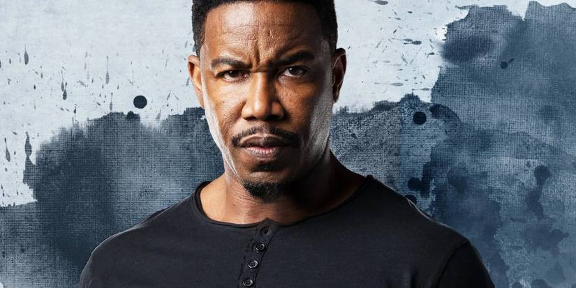 Michael Jai White looking intense in a promotional image for Welcome to Sudden Death