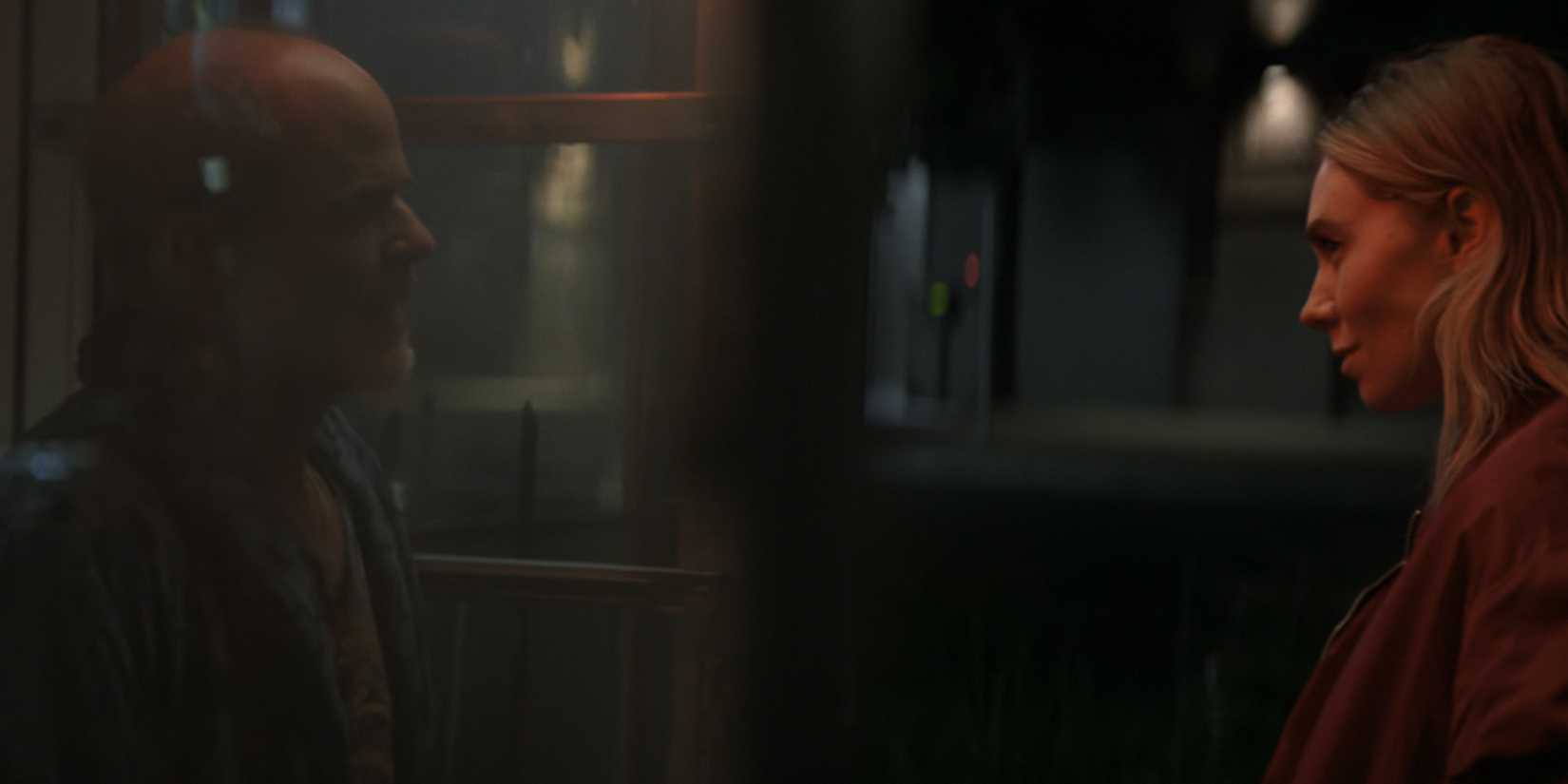 Michael Kelly answers the door to his shop in Night Always Comes