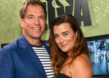 Michael Weatherly and Cote de Pablo 