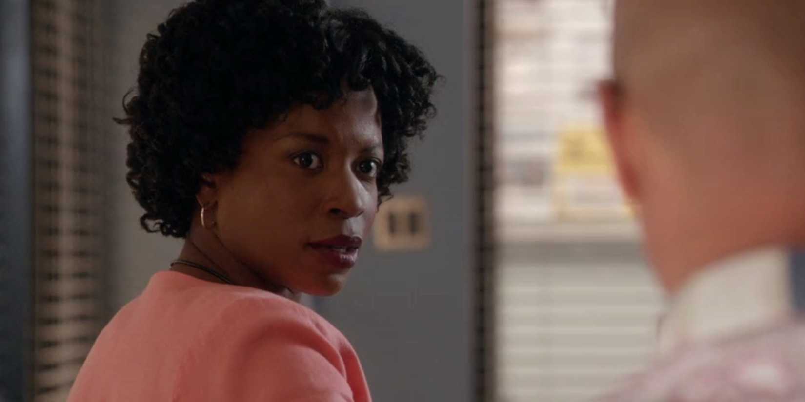 Detective Angie Miller (Dana L. Wilson) in Dexter season 8