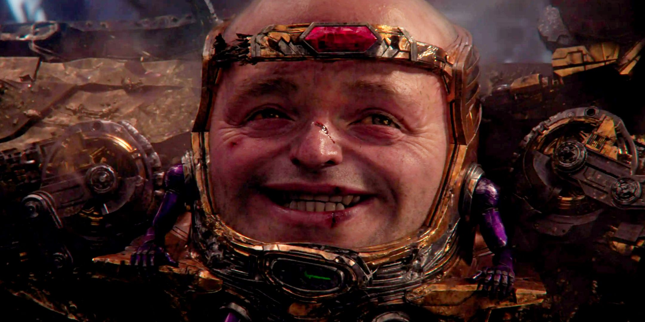 MODOK sorride mentre muore in Ant-Man and the Wasp Quantumania