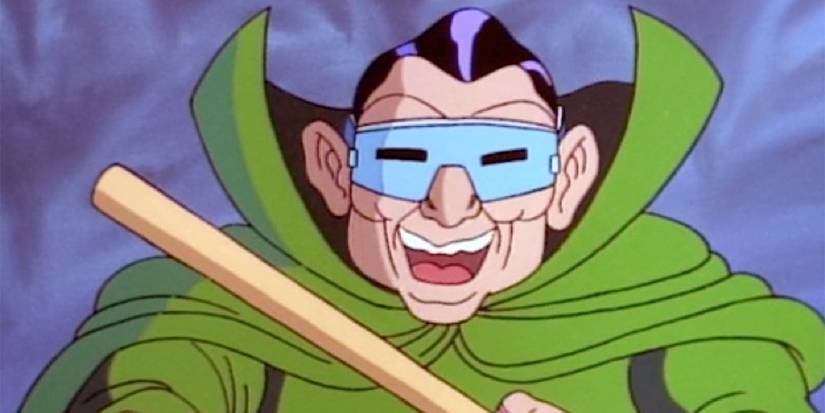 Mole Man laughing in Fantastic Four the animated series