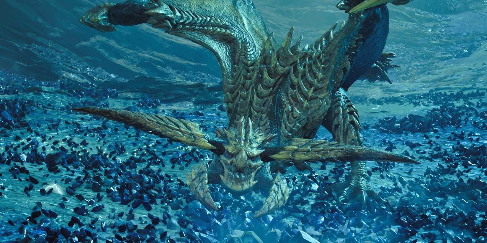 Rey Dau walks in Monster Hunter Wilds.