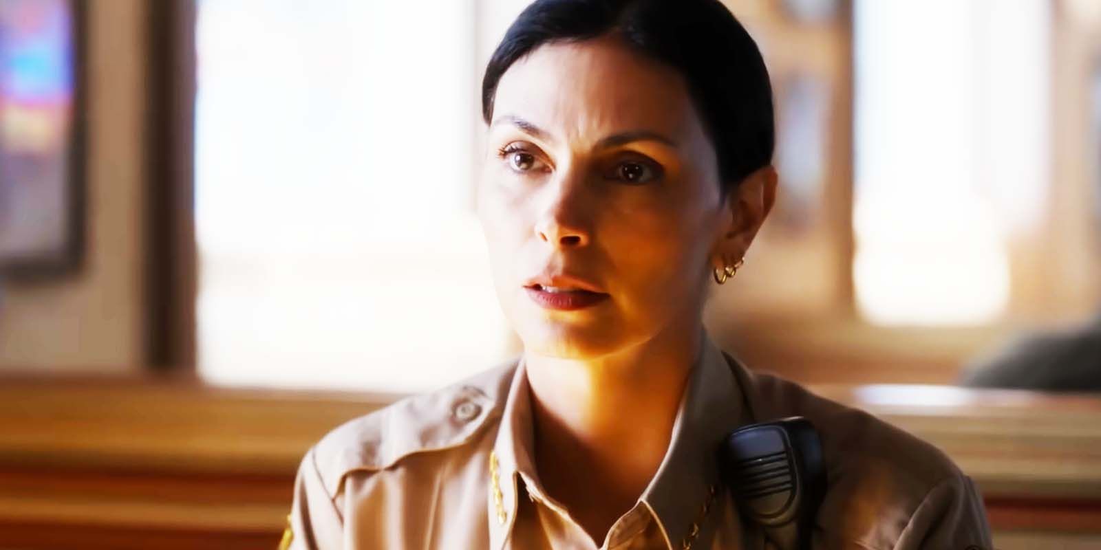Morena Baccarin as Mickey Fox in Sheriff Country's first trailer