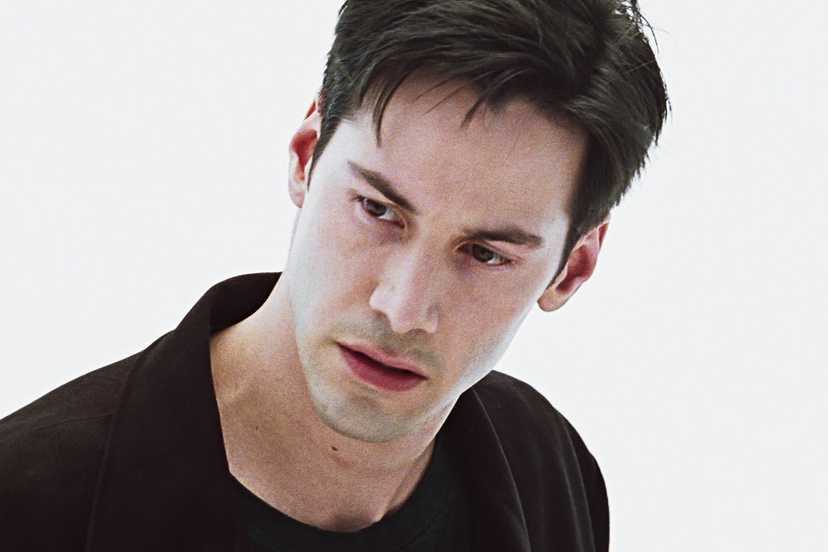 Neo looks confused in The Matrix