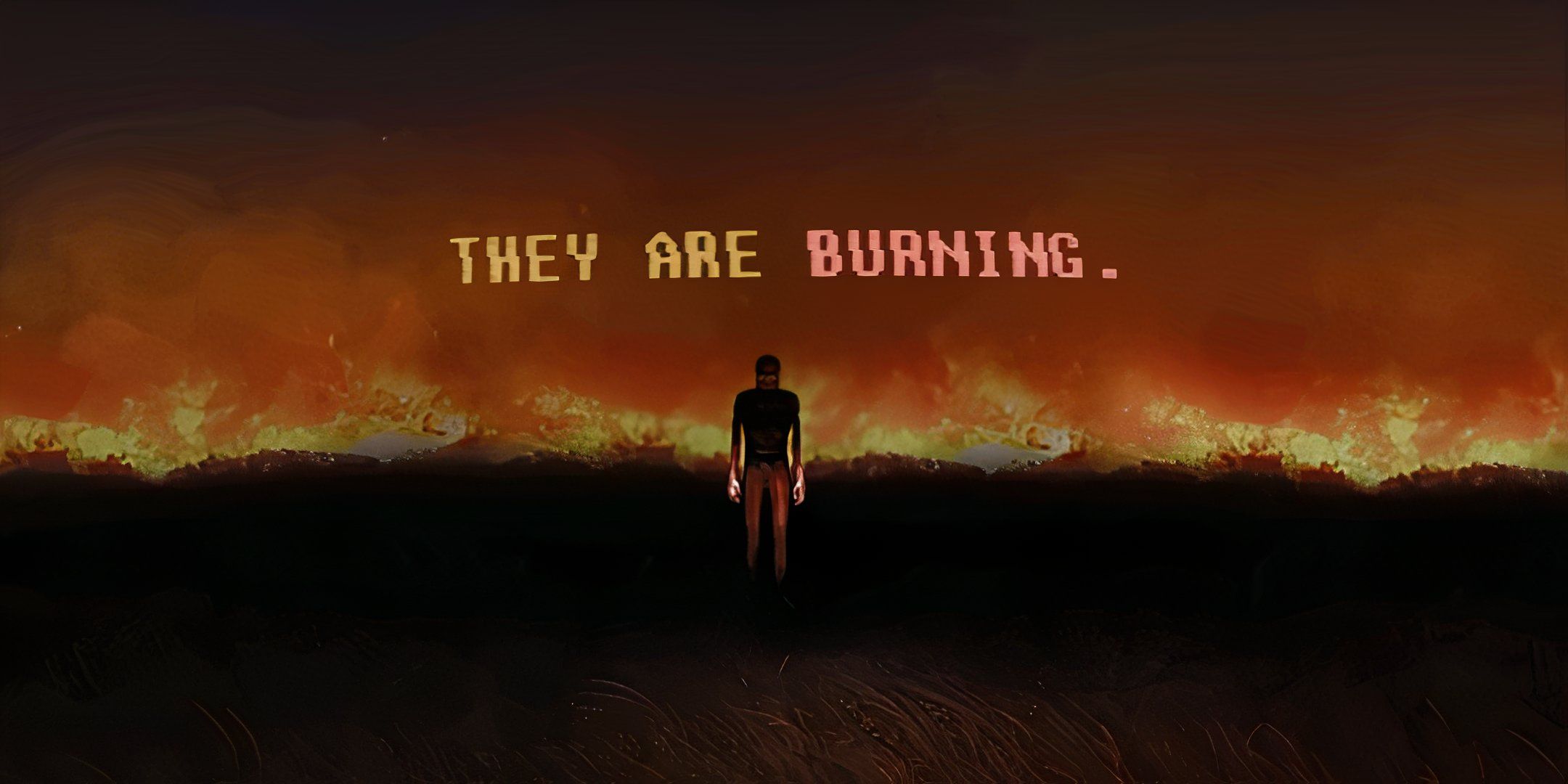 no im not a human they are burning image