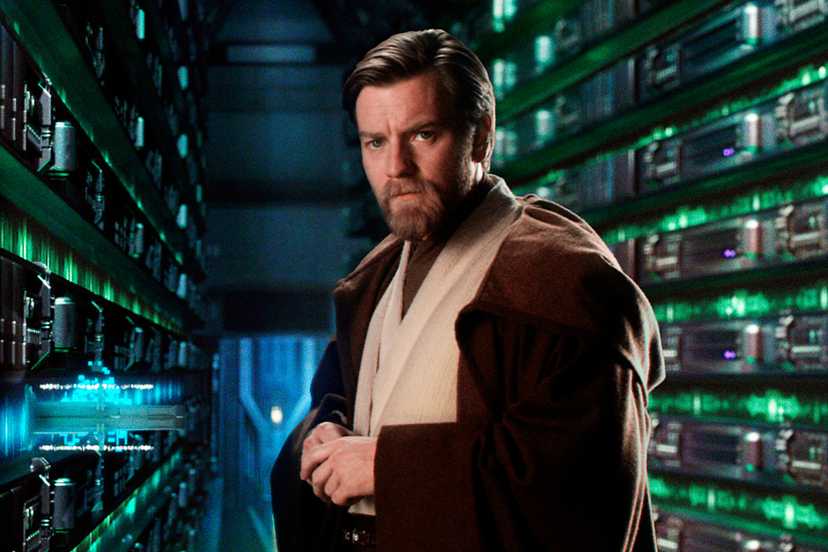 Obi-Wan Kenobi in Revenge of the Sith in the archive room