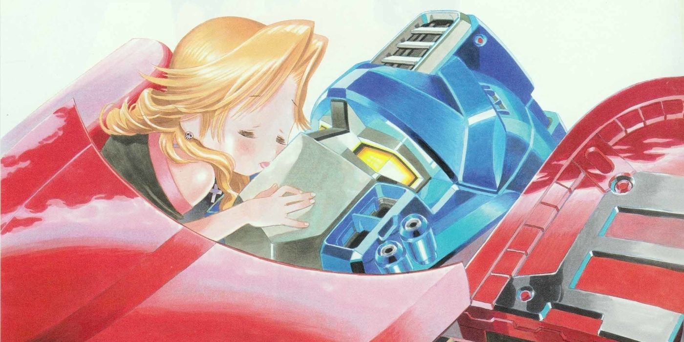 Optimus Prime che bacia una ragazza nel manga Kiss Players