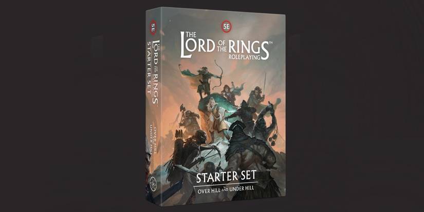 Over Hill and Under Hill Starter Set For Lord Of The Rings 5e box