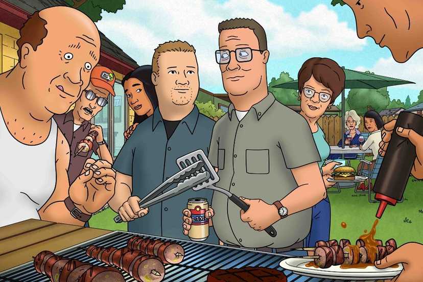 Promotional art for the King of the Hill revival