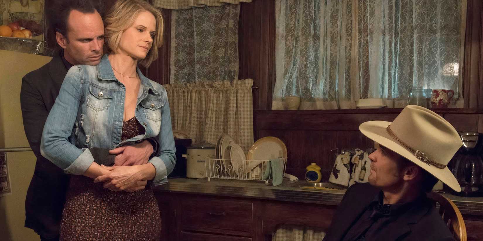 Raylan Boyd dan Ava dalam episode yang dibenarkan Alive Day