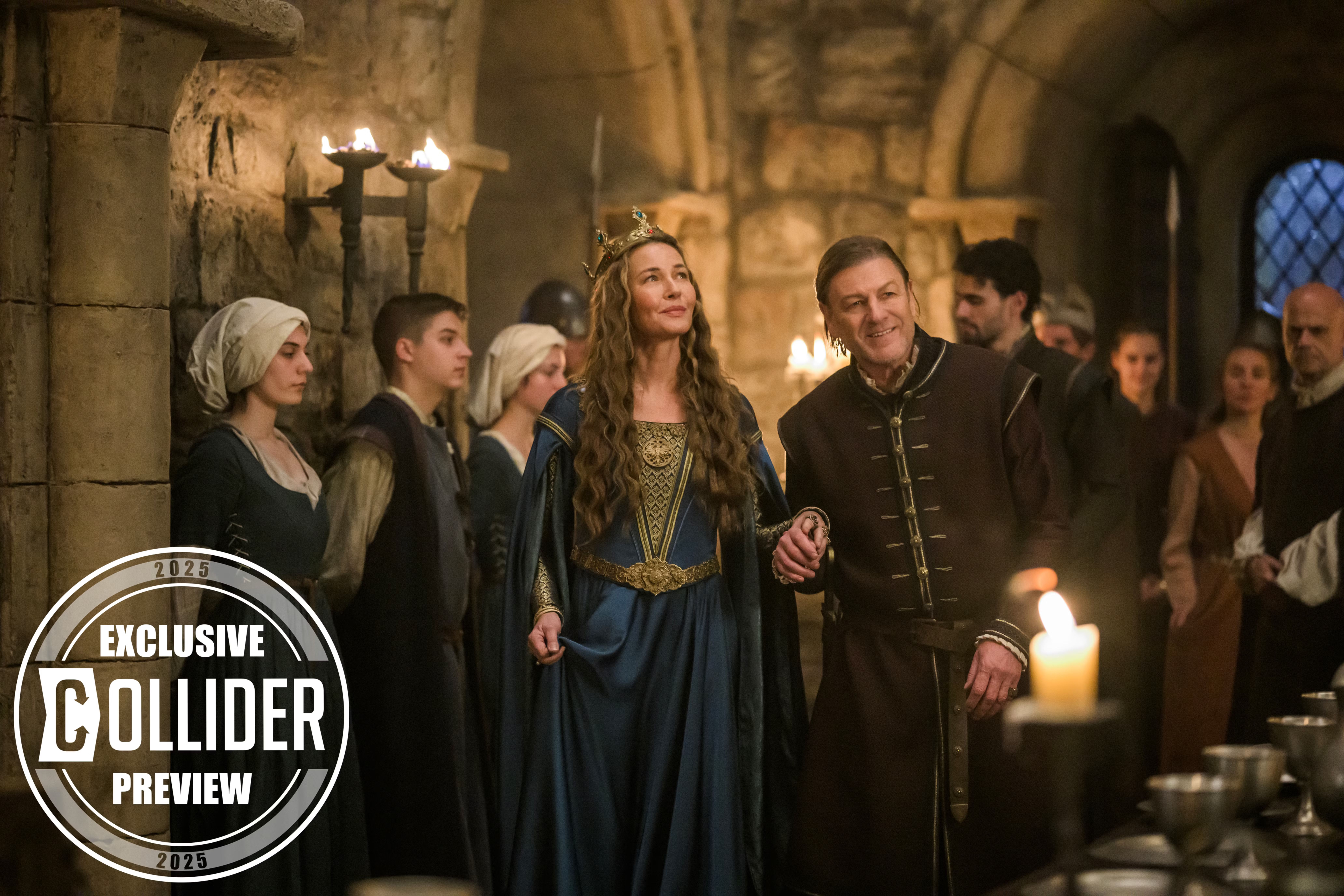 Sean Bean & Connie Nielsen in MGM+ Robin Hood