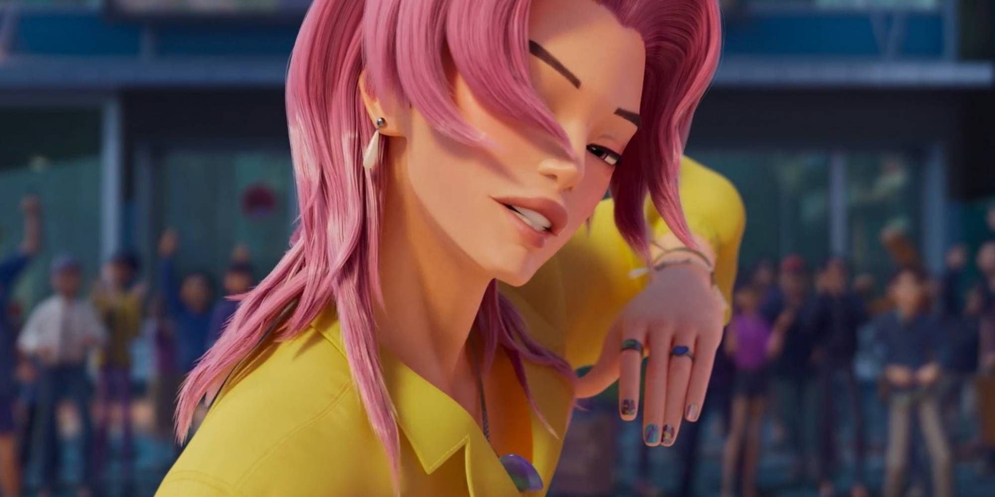 Romance Saja dancing in KPop Demon Hunters
