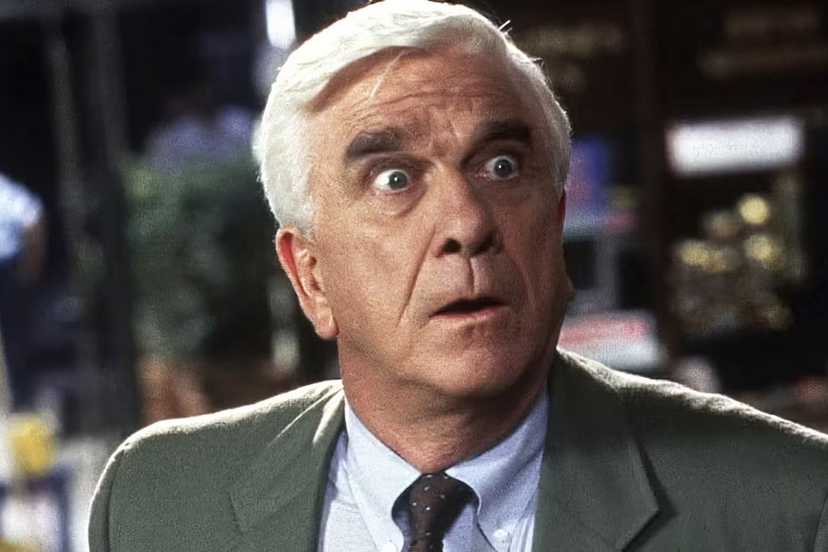 Leslie Nielsen in The Naked Gun: From the Files of the Police Squad!