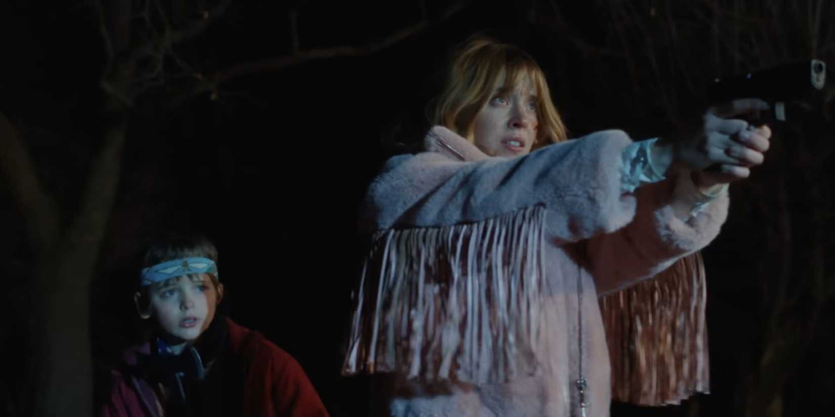 Gavin Maddox Bergman as Cal Starr and Sydney Sweeney as Penny Jo Poplin in Americana