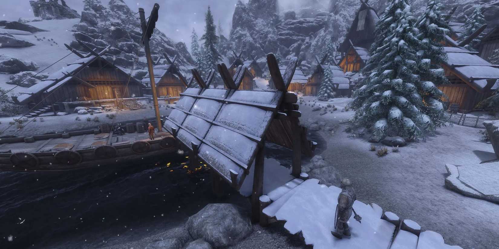 Skyrim mod, Cities of the North Screenshot From Nexus Page.