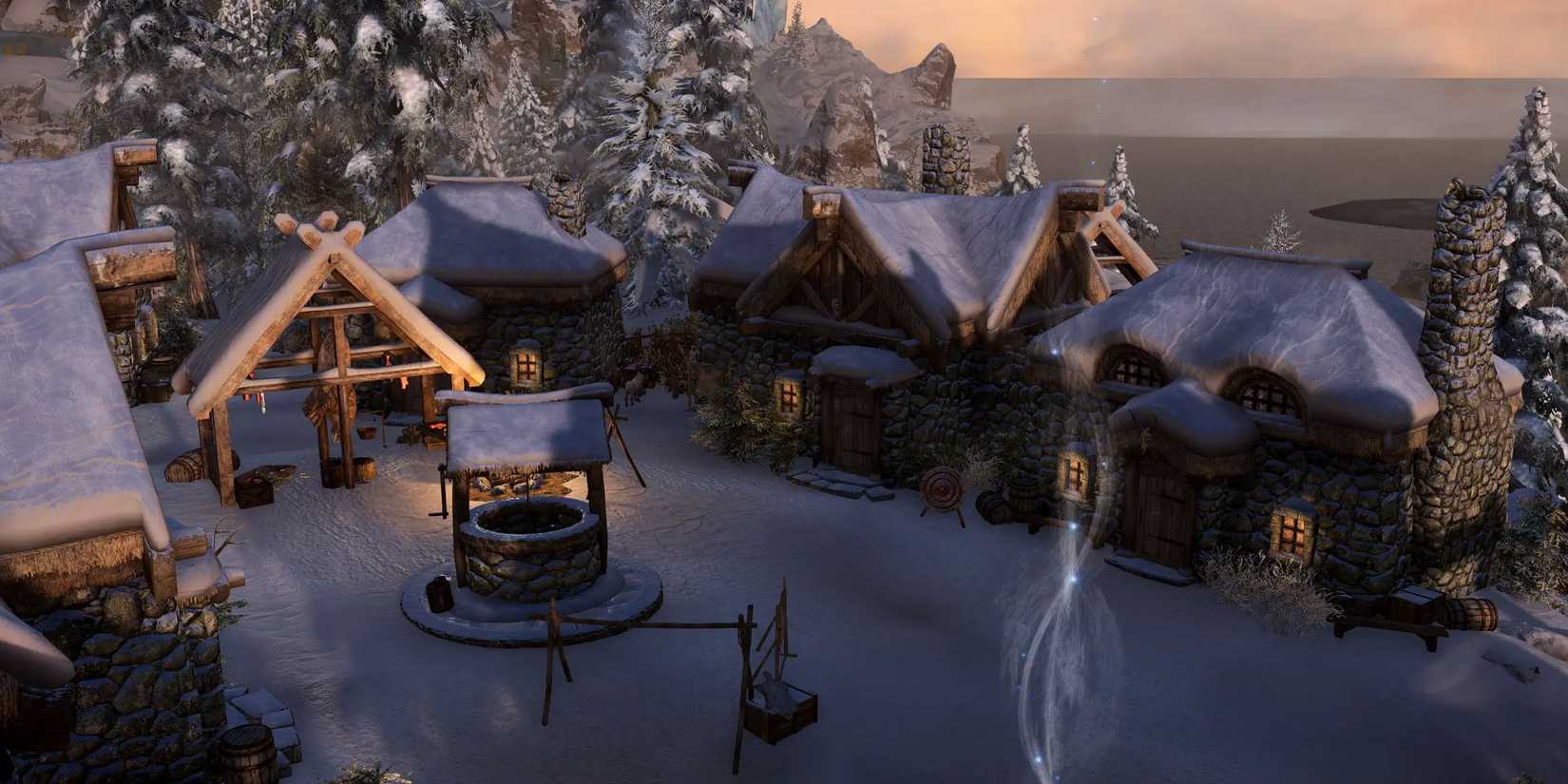 Skyrim mod, Skaal Village Overhaul Screenshot From Nexus Page.