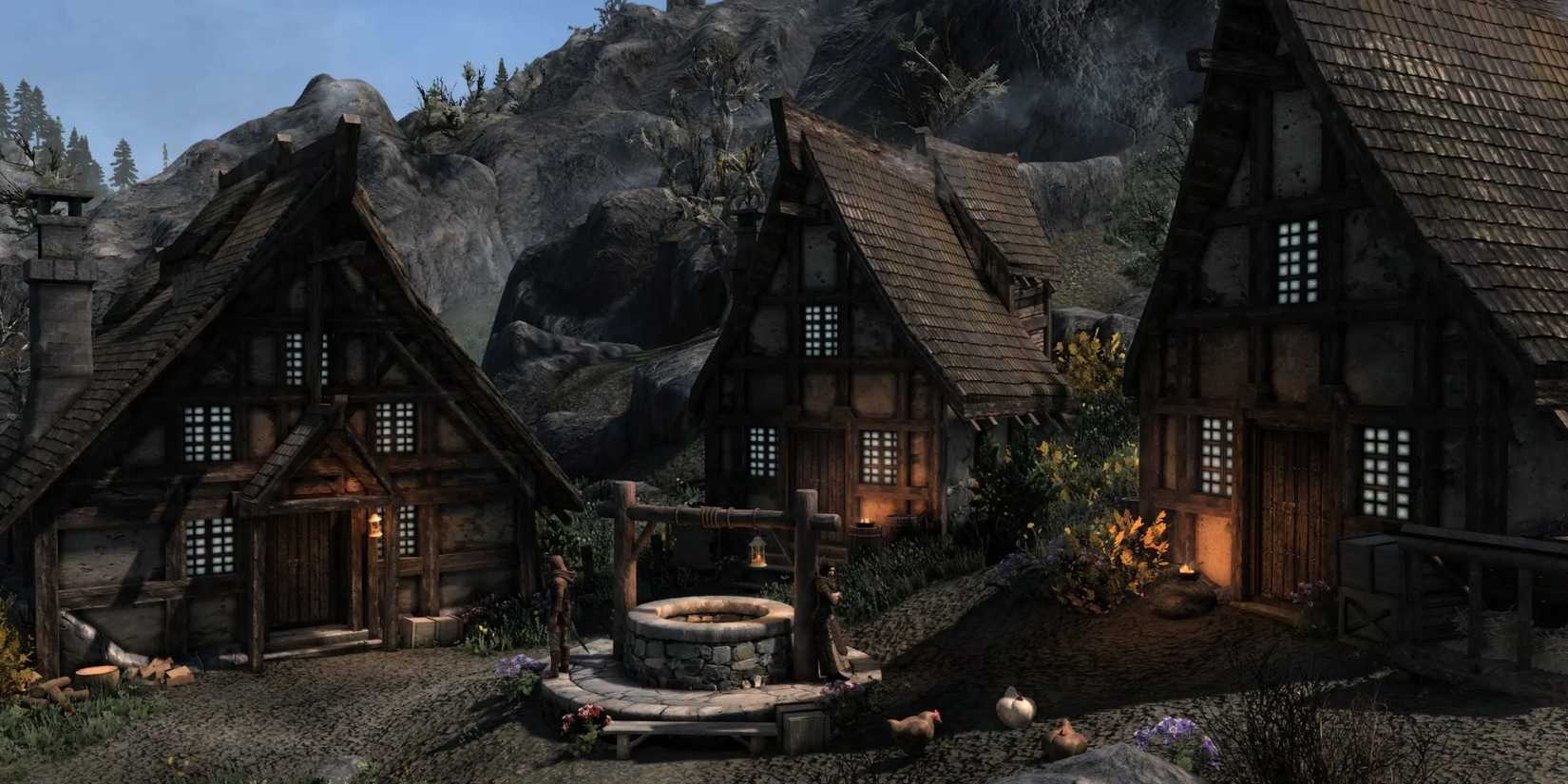Skyrim mod, The Quaint Hamlet of Soljund's Sinkhole Screenshot From Nexus Page.