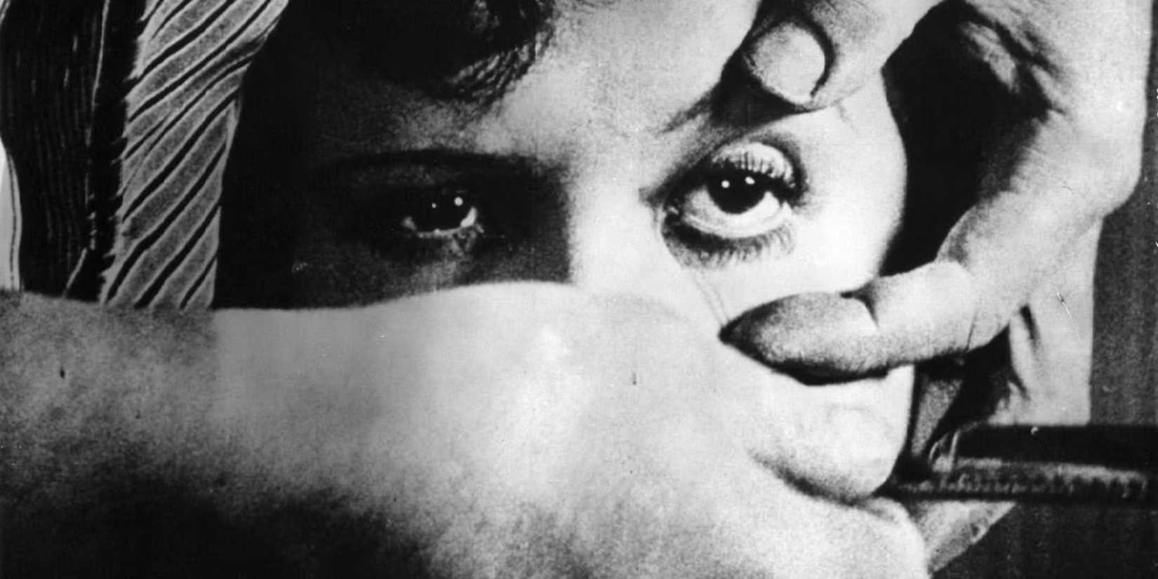 Slicing the woman's eye in Un Chien Andalou