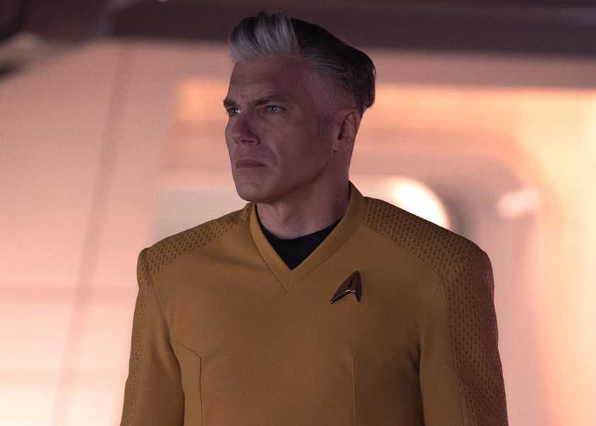 Anson Mount grim as Captain Pike