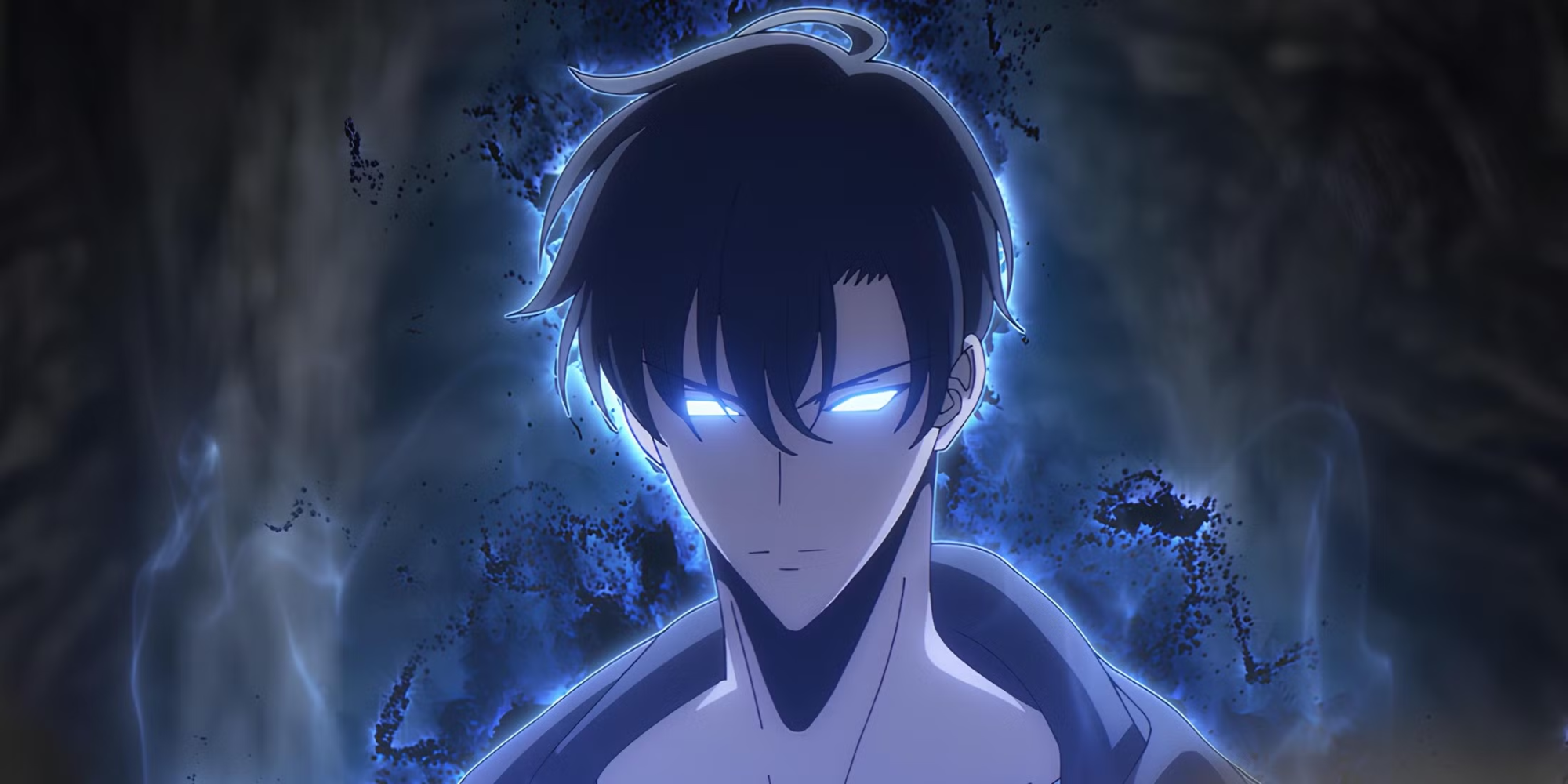 Solo Leveling - Sung Jinwoo che emana energia