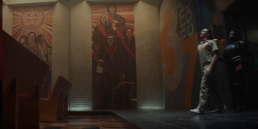 Stan Lee in the TVA portrait in Loki episode 1