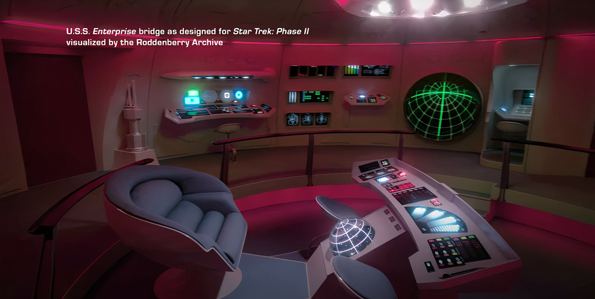 Star Trek Phase II USS Enterprise bridge
