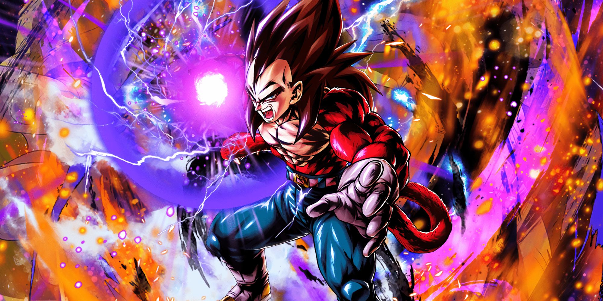 Vegeta in forma Ultra Super Saiyan 4