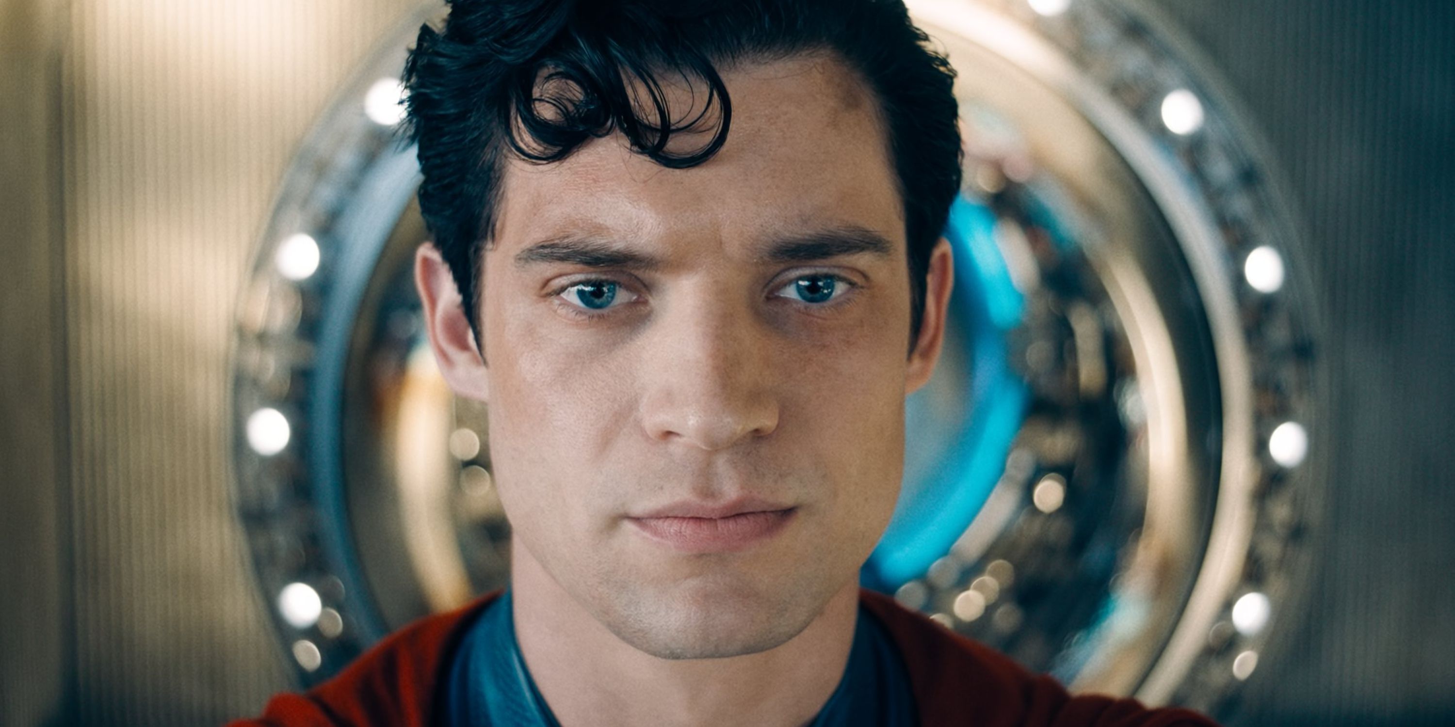 Superman looking forward in the DCU movie ending