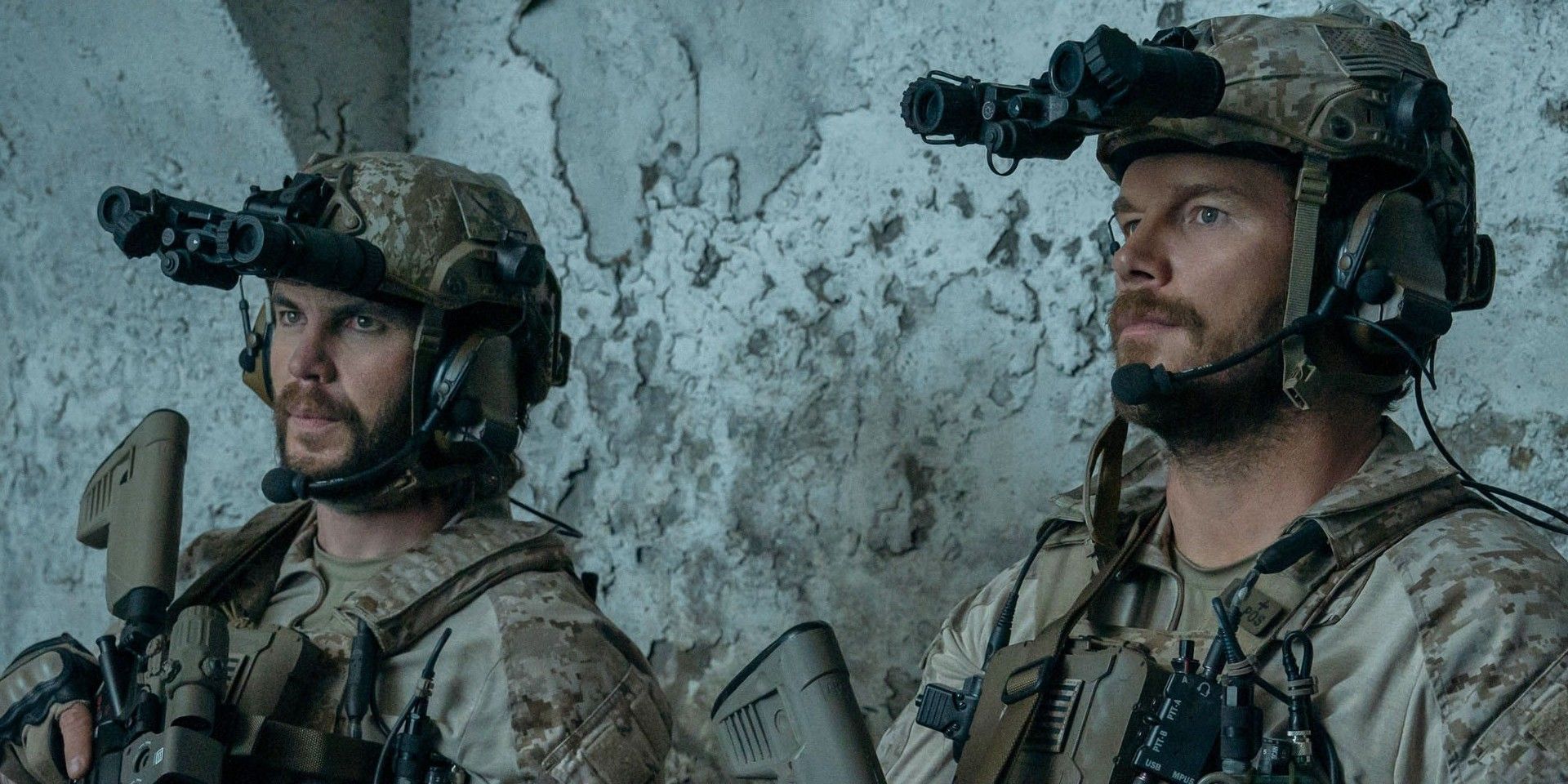 Ben and James in military uniforms in The Terminal List