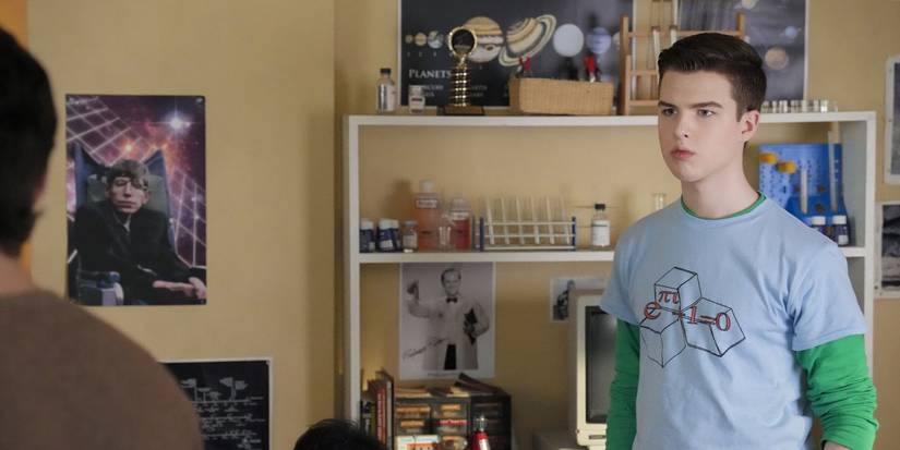 YOUNG SHELDON, from left: Montana Jordan, Iain Armitage, ‘Baptists, Catholics and an Attempted Drowning', (Season 7, ep. 706, aired April 4, 2024).