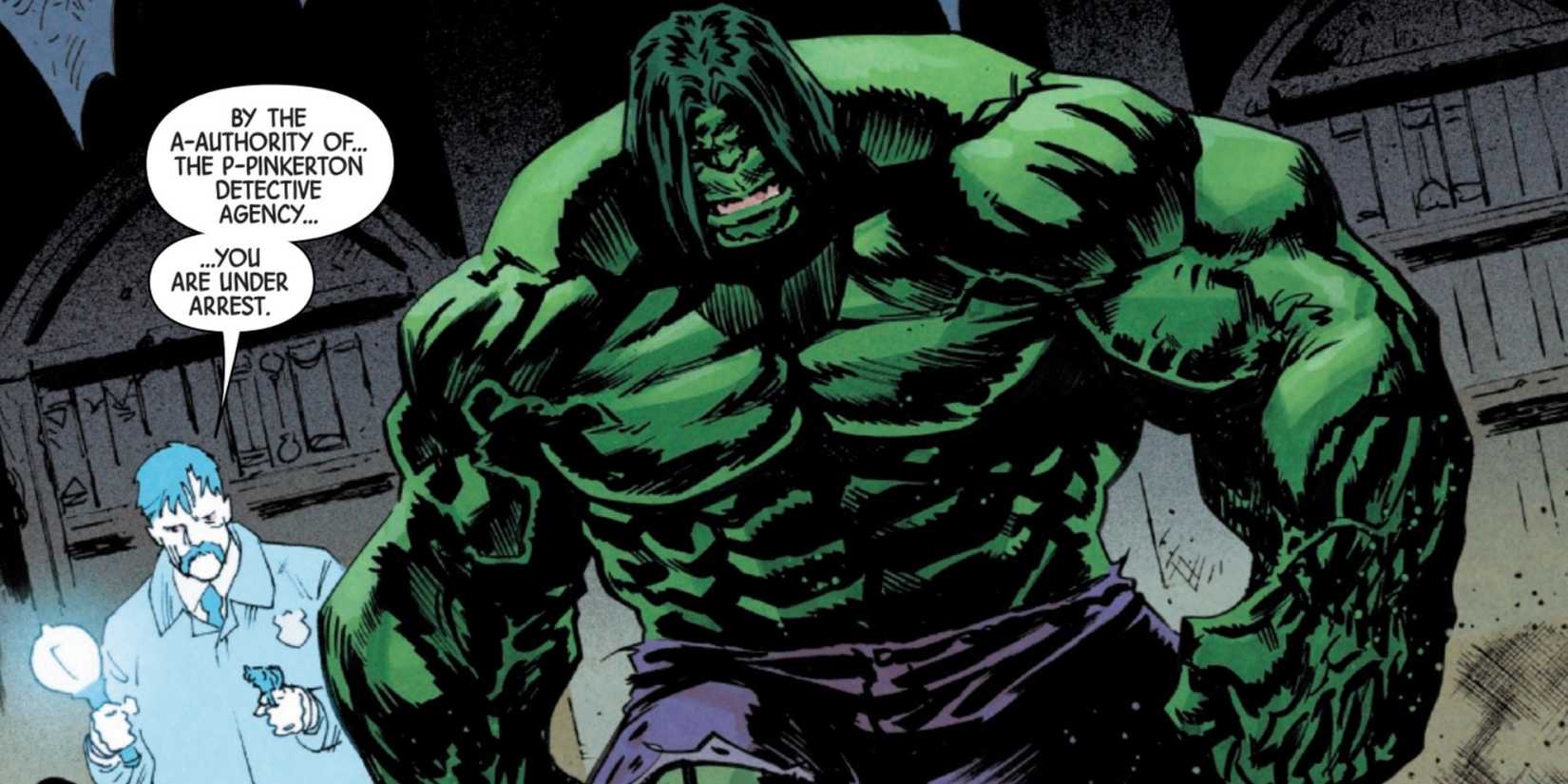 The Hulk becomes a Pikerton Agent