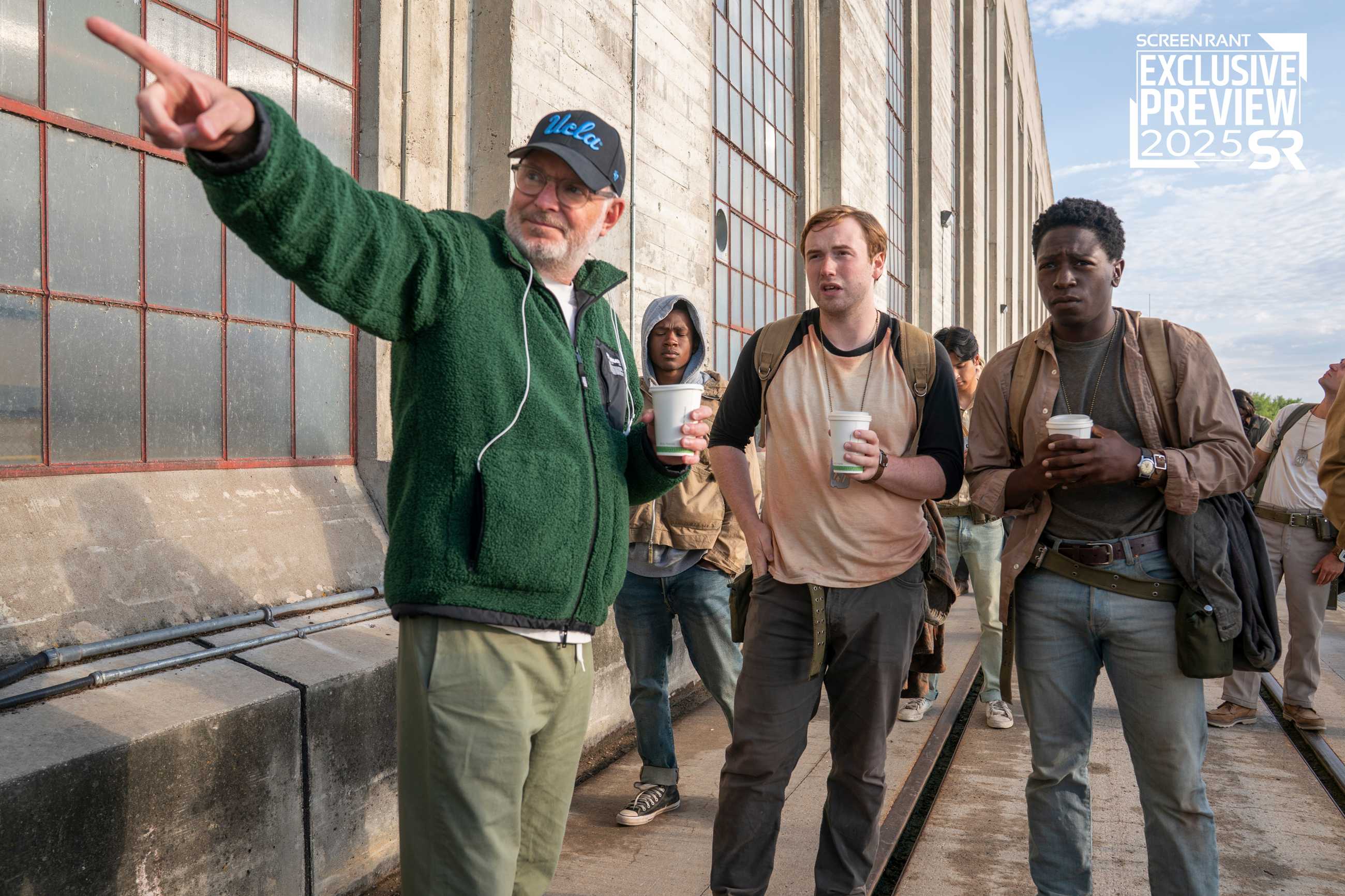 The Long Walk 2025 ScreenRant Exclusive Photo Director Francis Lawrence Watermark