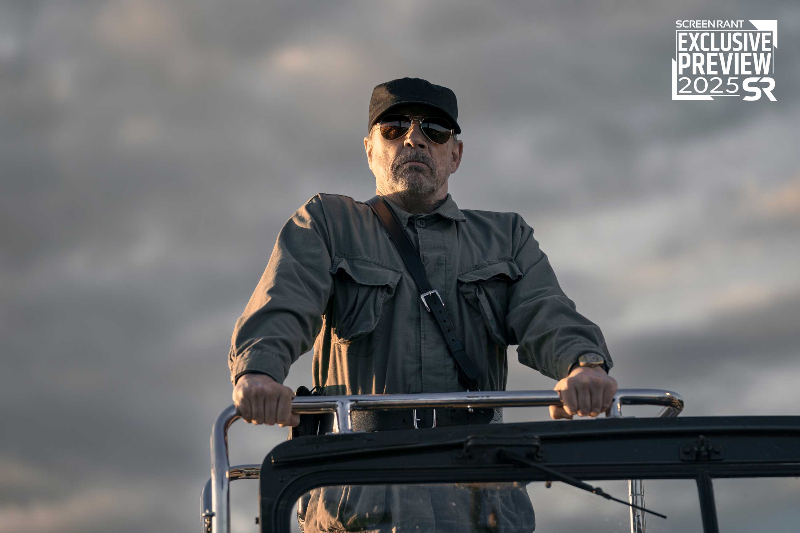 The Long Walk 2025 ScreenRant Exclusive Still Mark Hamill Major Watermark