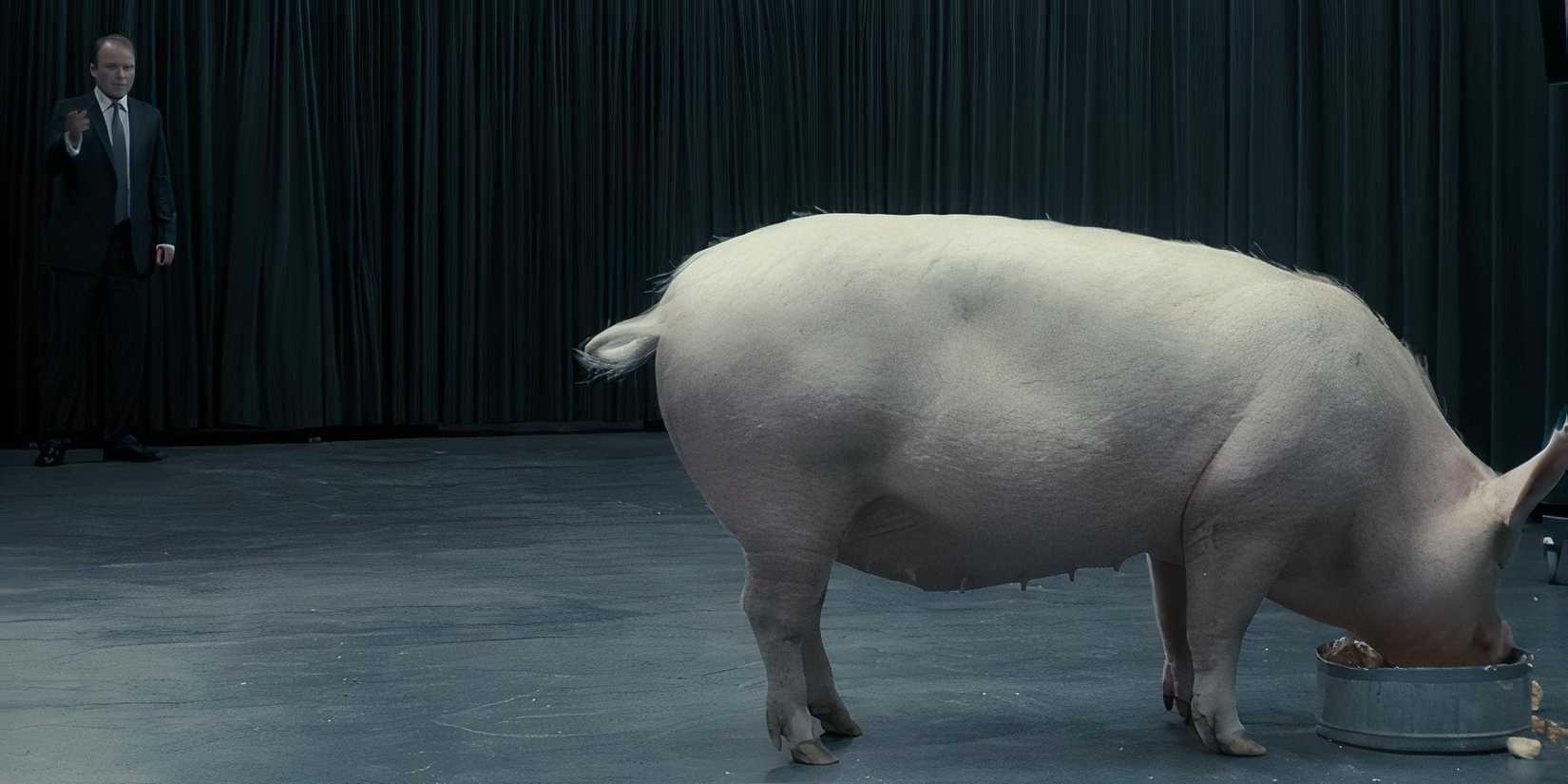 The Prime Minister and a Pig in the Black Mirror Pilot Episode
