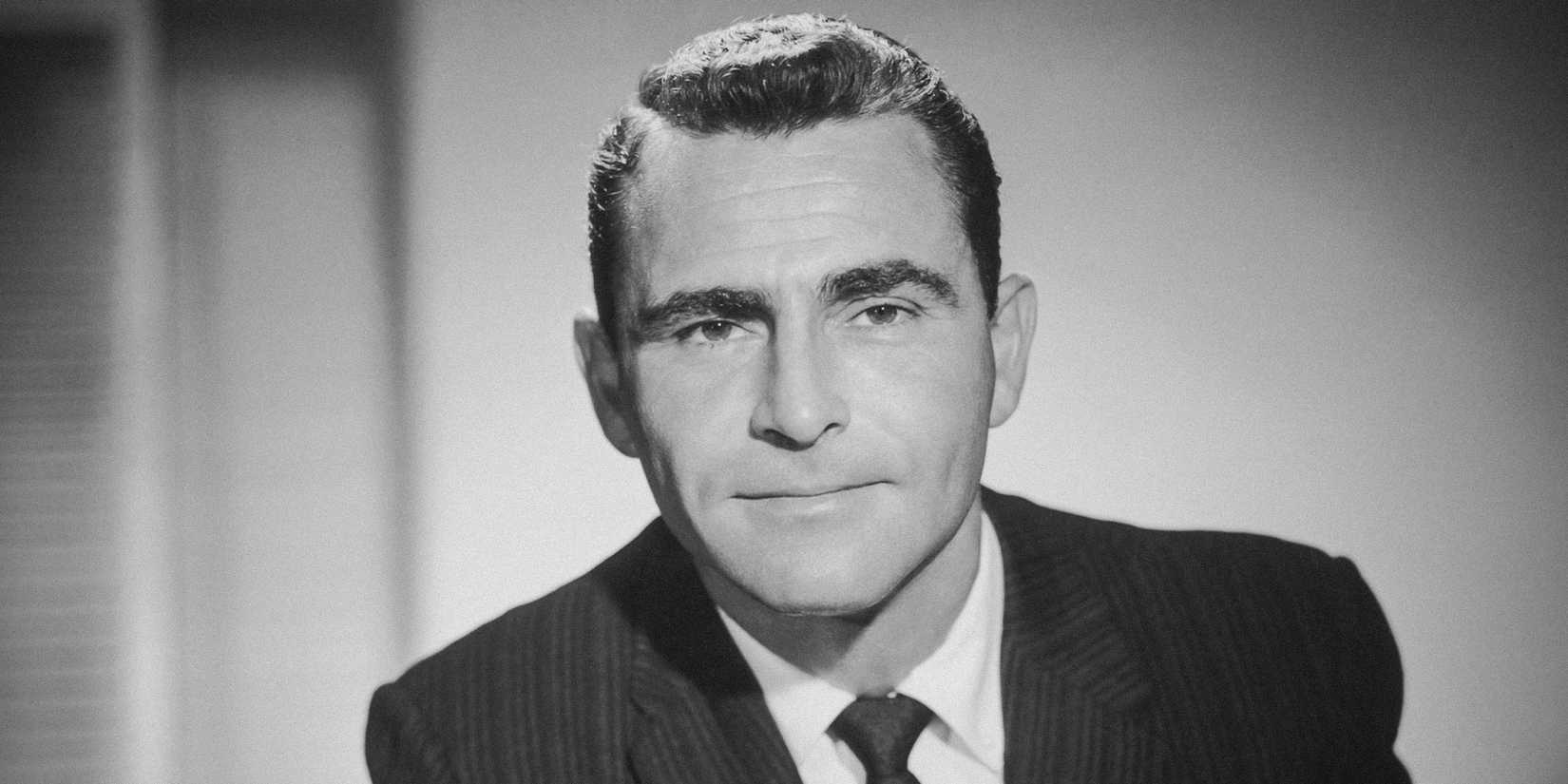 The Twilight Zone Rod Serling looking at the camera