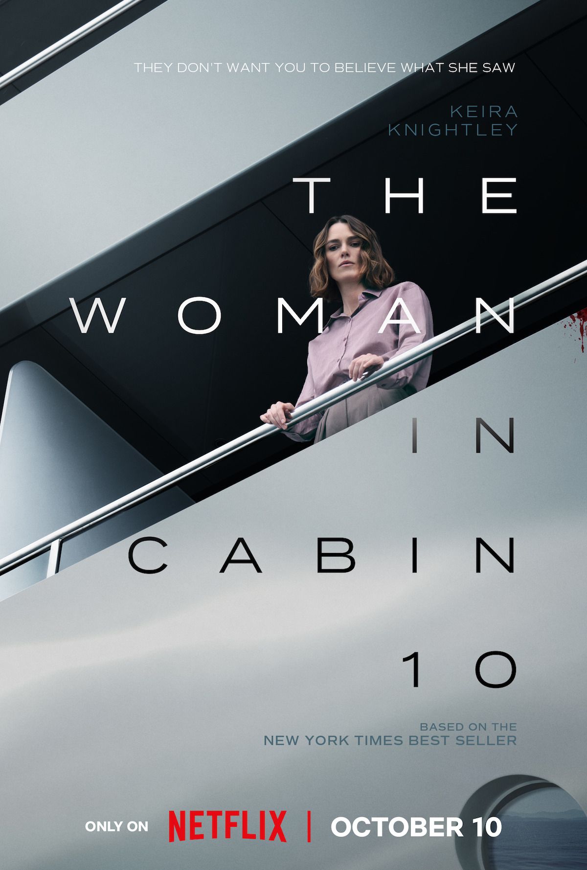 The Woman in Cabin 10 poster