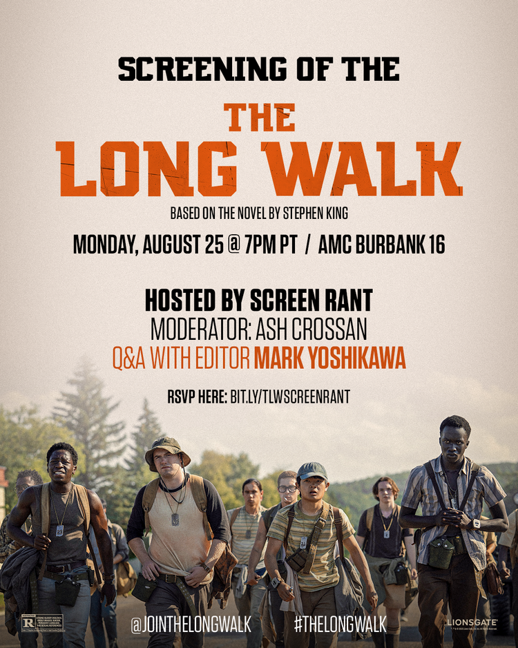 The Long Walk ScreenRant Screening