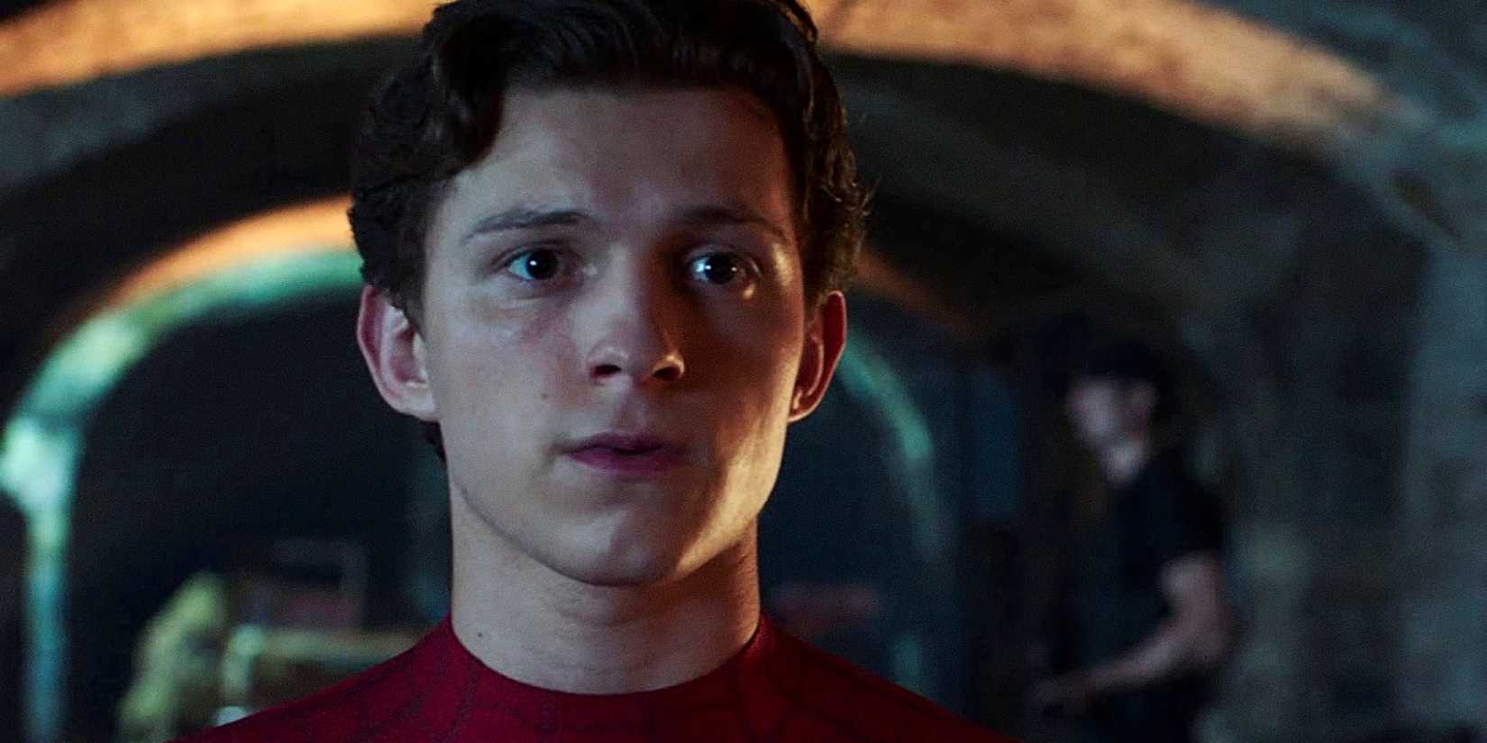 Tom Holland's unmasked Peter Parker watches his villains in the dungeon in Spider-Man No Way Home